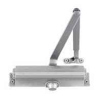 LCN 1261RWPAAL Parallel Arm Adjustable 1-5 Surface Mounted Regular Door Closer with TBSRT Thru Bolts 689 Aluminum Finish