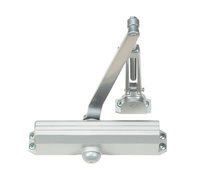 Norton 1601H696 Adjustable Hold Open Medium Duty Surface Mounted Door Closer with Sex Nuts Gold Finish