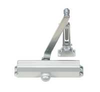 Norton 1601H696 Adjustable Hold Open Medium Duty Surface Mounted Door Closer with Sex Nuts Gold Finish