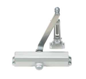 Norton 1601H696 Adjustable Hold Open Medium Duty Surface Mounted Door Closer with Sex Nuts Gold Finish