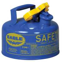 Eagle Manufacturing 1 Gallon Steel Safety Can for Kerosene Type I Flame Arrester Blue