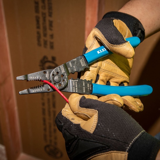 Klein Tools Long Nose Multi Tool Wire Stripper Wire Cutters Crimping Tool - Image 7