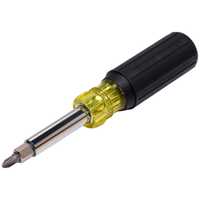 Klein Tools 32500 Multi-Bit Screwdriver / Nut Driver 11-in-1 Ph Sl Sq TORX Bits