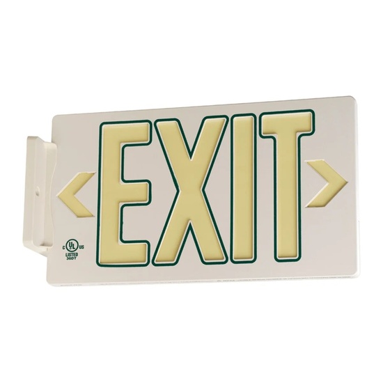 Photoluminescent Exit Sign 50FT - Image 21
