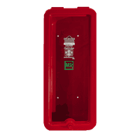 Cato Island Chief MRI Safe Plastic Fire Extinguisher Cabinet 10 lb Red 11051P