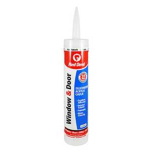 Red Devil Window & Door Siliconized Acrylic Caulk – 10.1 oz.