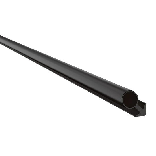 Pemko S104D100 1200" 100'9/32" Kerf-In Weatherstrip Dark Brown Finish - Image 1