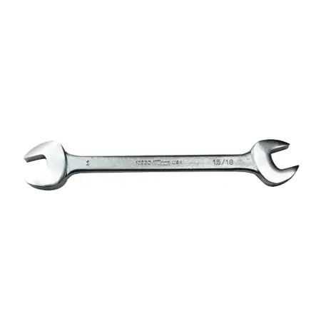 Martin Tool 11-1/2″ Chrome Double-Headed Open End Wrench – 15/16″ x 1″ - Image 1