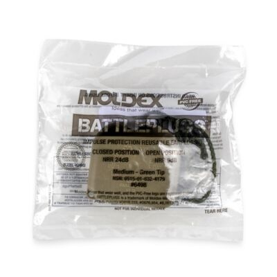 Moldex BattlePlugs® Impulse Reusable Earplug, Medium, 6498 - Image 4