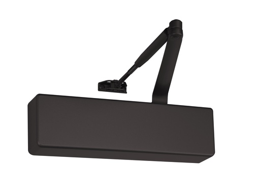 Norton 7500690 Adjustable Heavy Duty Surface Mount Door Closer with Sex Nuts Dark Bronze Finish