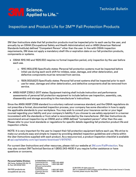 3M ShockWave2 100% Shock Absorbing Lanyard 6 ft Self-Locking Snap 310 lb - Image 2