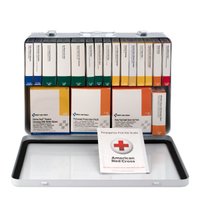 First Aid Only 36 Unit First Aid Kit with BBP and CPR, Metal Case