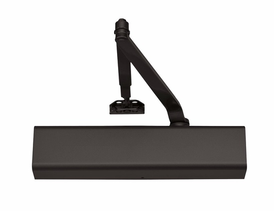 Norton 8501690 Adjustable Surface Mount Door Closer with Full Cover and Sex Nuts Dark Bronze Finish - Image 1