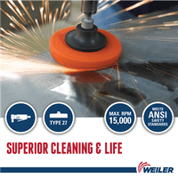 Weiler 2" Tiger Ceramic Strip Disc, TYPE R