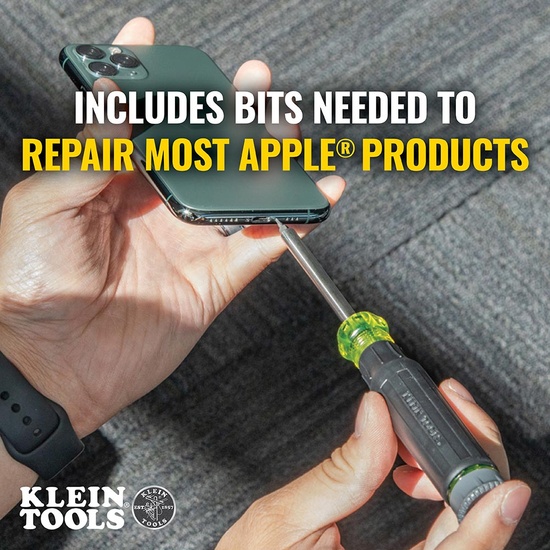 Klein Tools 27-in-1 Multi-Bit Precision Screwdriver with Apple® Bits - Image 1