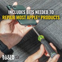 Klein Tools 27-in-1 Multi-Bit Precision Screwdriver with Apple® Bits