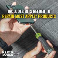 Klein Tools 27-in-1 Multi-Bit Precision Screwdriver with Apple® Bits