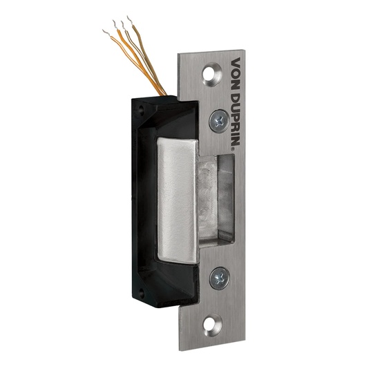 Von Duprin 421132D Electric Strike 630 Satin Stainless Steel Finish - Image 1