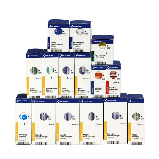 First Aid Only Bloodborne Pathogen (BBP) Unitized Spill Clean Up Kit with CPR Plastic Case - Image 4