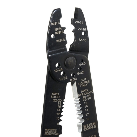 Klein Tools Multi Tool, Stripper, Crimper, Wire Cutter, 8-22 AWG - Image 2