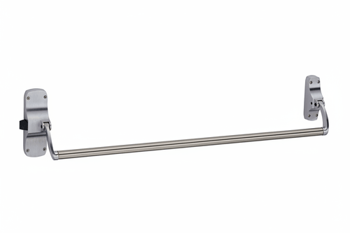 Von Duprin QEL99EO26D4 Quiet Electric Latch Retraction 4' Rim Grooved Case Exit Device; 626 Satin Chrome Finish