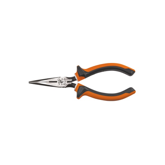 Klein Tools Long Nose Side Cutter Pliers 6-Inch Slim Insulated - Image 1