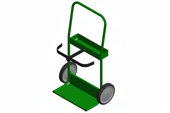 Saf-T-Cart 820-10 Medium Dual-Cylinder Cart - Image 1