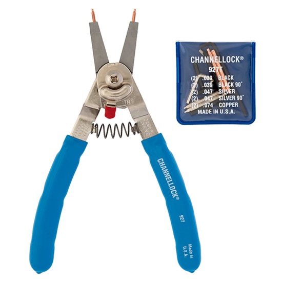 Channellock 927 8-inch Convertible Retaining Ring Pliers - Image 1