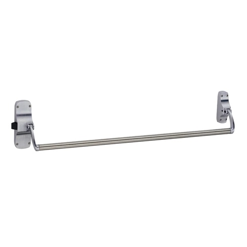 Von Duprin 8827L10B3LHR 3' Surface Vertical Rod Push Bar Exit Device with Left Hand Reverse Lever Trim 613 Oil Rubbed Bronze Finish
