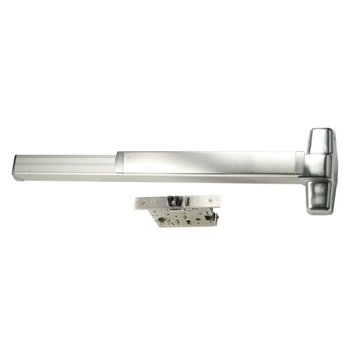 Von Duprin 9975EOF26D3 3' Fire Rated Mortise Grooved Case Exit Device, 626 Satin Chrome Finish