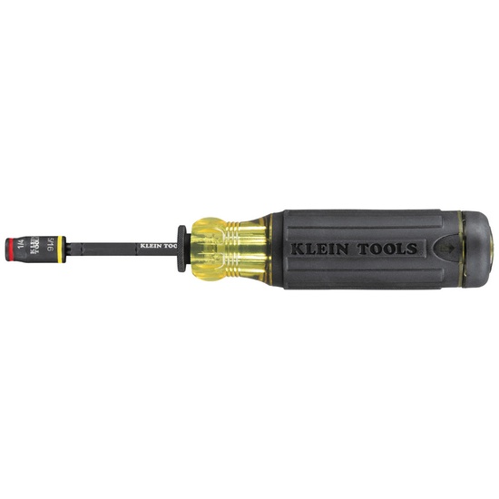 Klein Tools 14-in-1 HVAC Adjustable-Length Impact Screwdriver with Flip Socket - Image 7