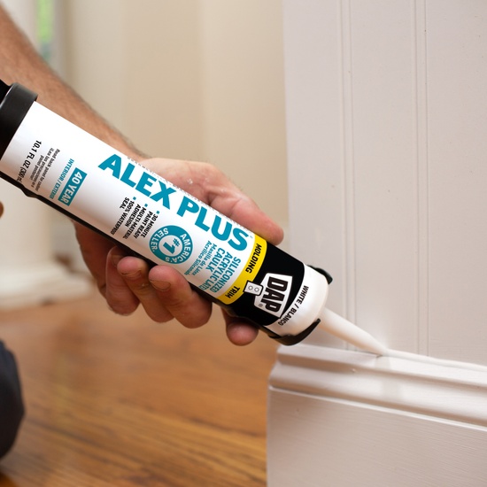 DAP Alex Plus All-Purpose Acrylic Latex Caulk with Silicone - Image 4