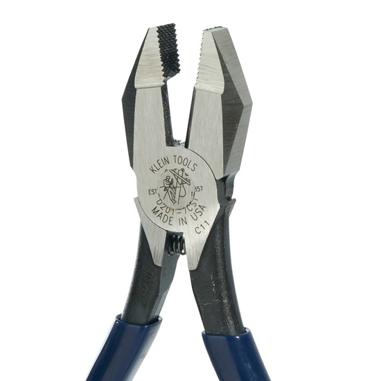 Klein Tools D2017CST Ironworker's Pliers 9-Inch with Spring - Image 6