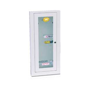 Kidde Fire Extinguisher Cabinet Semi-Recessed with Keyed Lock KF7008-B