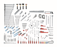 Wright Tool 255 Piece Fractional Intermediate Set 1/4" 3/8" 1/2" & 3/4" Drives Tools Only