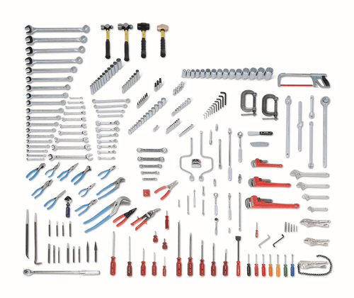 Wright Tool 255 Piece Fractional Intermediate Set 1/4" 3/8" 1/2" & 3/4" Drives Tools Only