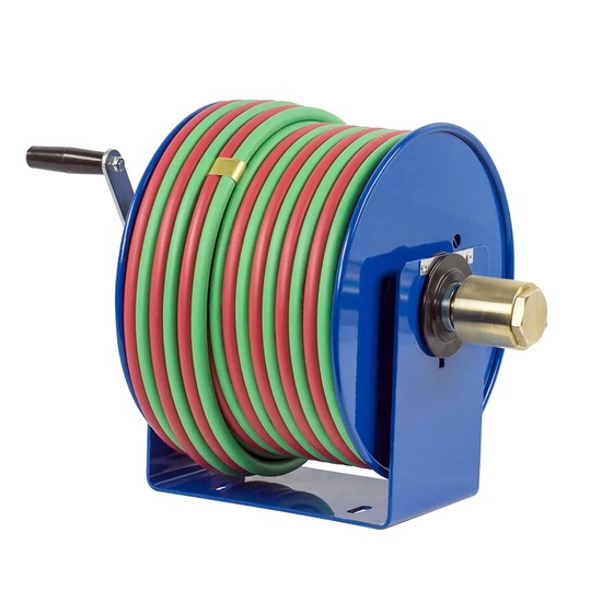 Coxreels 100W Series Hand-Crank Twin-Line Welding Hose Reel 100 ft Capacity - Image 5