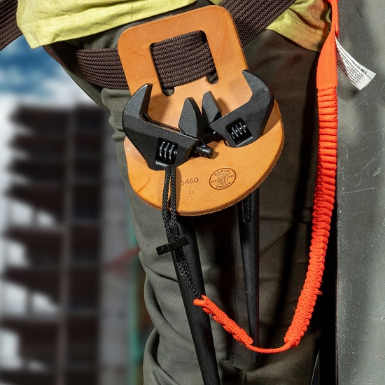 Klein Tools Adjustable Spud Wrench, 10-Inch, 1-7/16-Inch, Tether Hole - Image 6