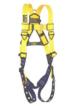 3M DBI-SALA Delta Full Body Harness w Quick Connect Buckles Back D-Ring One Size
