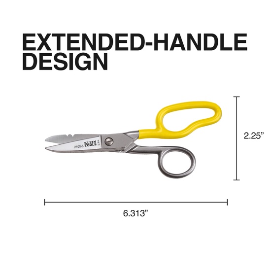 Klein Tools Free-Fall Snip Stainless Steel - Image 7