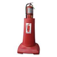 Cortina Fire Extinguisher Stand Polyethylene Red for 5 to 20 lb