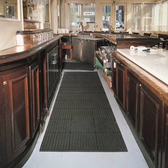 NoTrax Cushion-Tred 543 Drainage Anti-Fatigue Mat 2 ft x 3 ft Black - Image 3