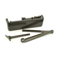 LCN 4011REGDKBRZRH Right Hand Size 1 Surface Mounted Pull Side Smoothee Heavy Duty Door Closer with TBSRT Thru Bolts 695 Dark Bronze Finish