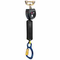 3M Nano-Lok Self Retracting Lifeline 6 ft Web Single Pin Top Connector Carabiner 420lb Single Leg