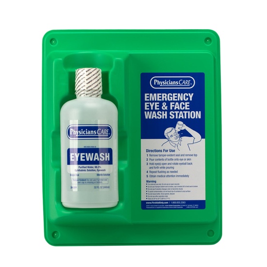 First Aid Only Eyewash Station Single 32 oz. Screw Cap Bottle - Image 1