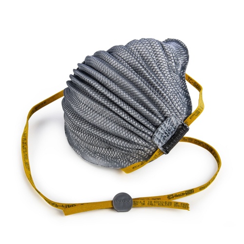 Moldex 4800 N95 Plus Nuisance Organic Vapors AirWave® Disposable Particulate Respirator with SmartStrap®, Size Medium/Large, NIOSH Approved