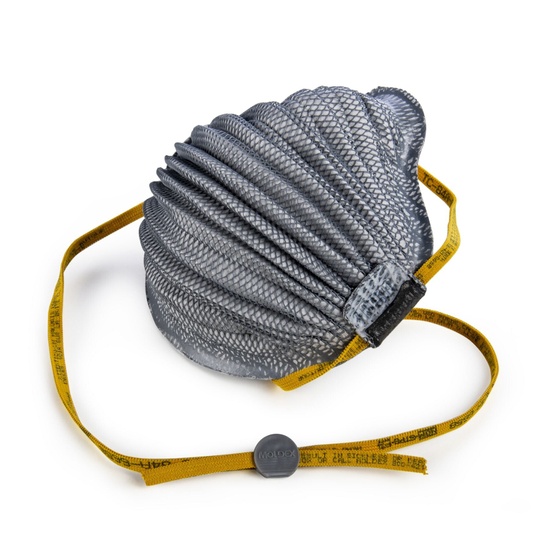 Moldex 4800 N95 Plus Nuisance Organic Vapors AirWave® Disposable Particulate Respirator with SmartStrap®, Size Medium/Large, NIOSH Approved - Image 1