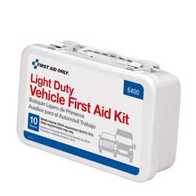 First Aid Only 10 Person Vehicle First Aid Kit, Weatherproof Steel Case
