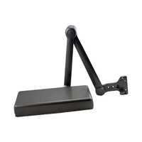 LCN 4040XPCUSHAL Parallel Arm Super Smoothee Heavy Duty Adjustable 1-6 Surface Mounted Cush Door Closer with TBSRT Thru Bolts 689 Aluminum Finish