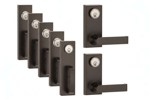 Von Duprin 230NL695 Pull Night Latch Trim for 22 Series; 710 Dark Bronze Finish